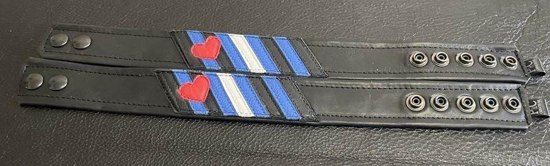 Leather Arm Bands - Flag Series