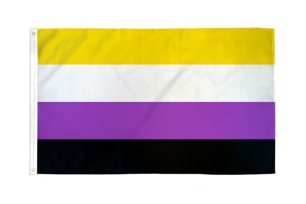 Non-Binary Flag 3x5’