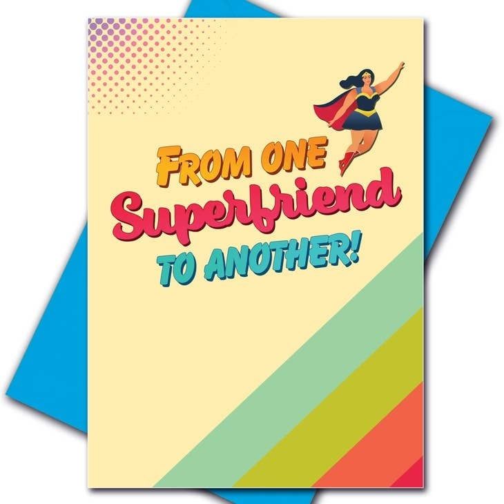 Super Woman, Girl Power Birthday Card (Gay, Queer, Lesbian)