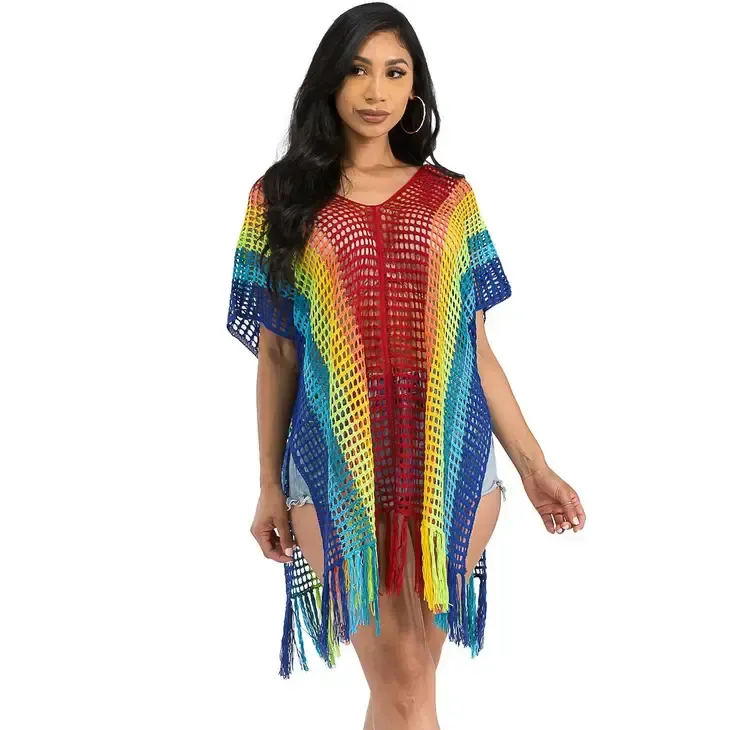 Pride Crochet Knit Cover Up