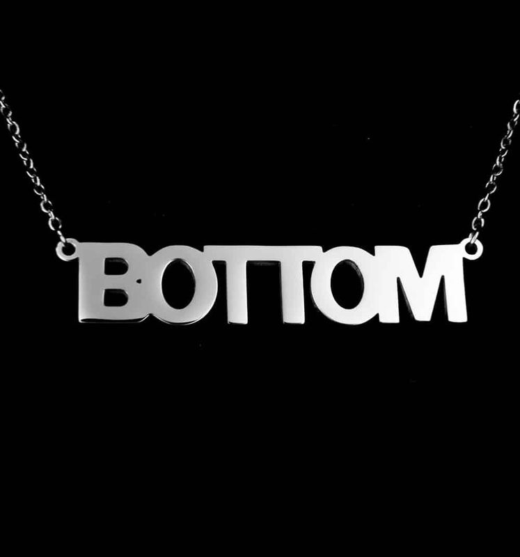 &quot;Bottom&quot; Silver  Necklace