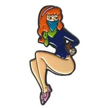 The Red Head  Enamel Pin