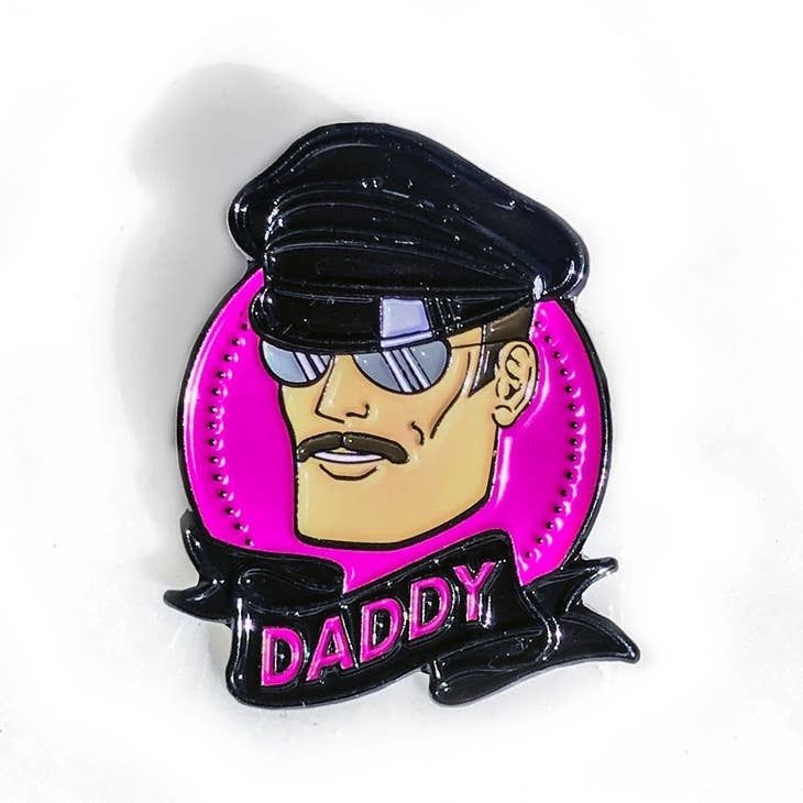 &quot;Daddy&quot; Enamel Pin - Gay/Queer