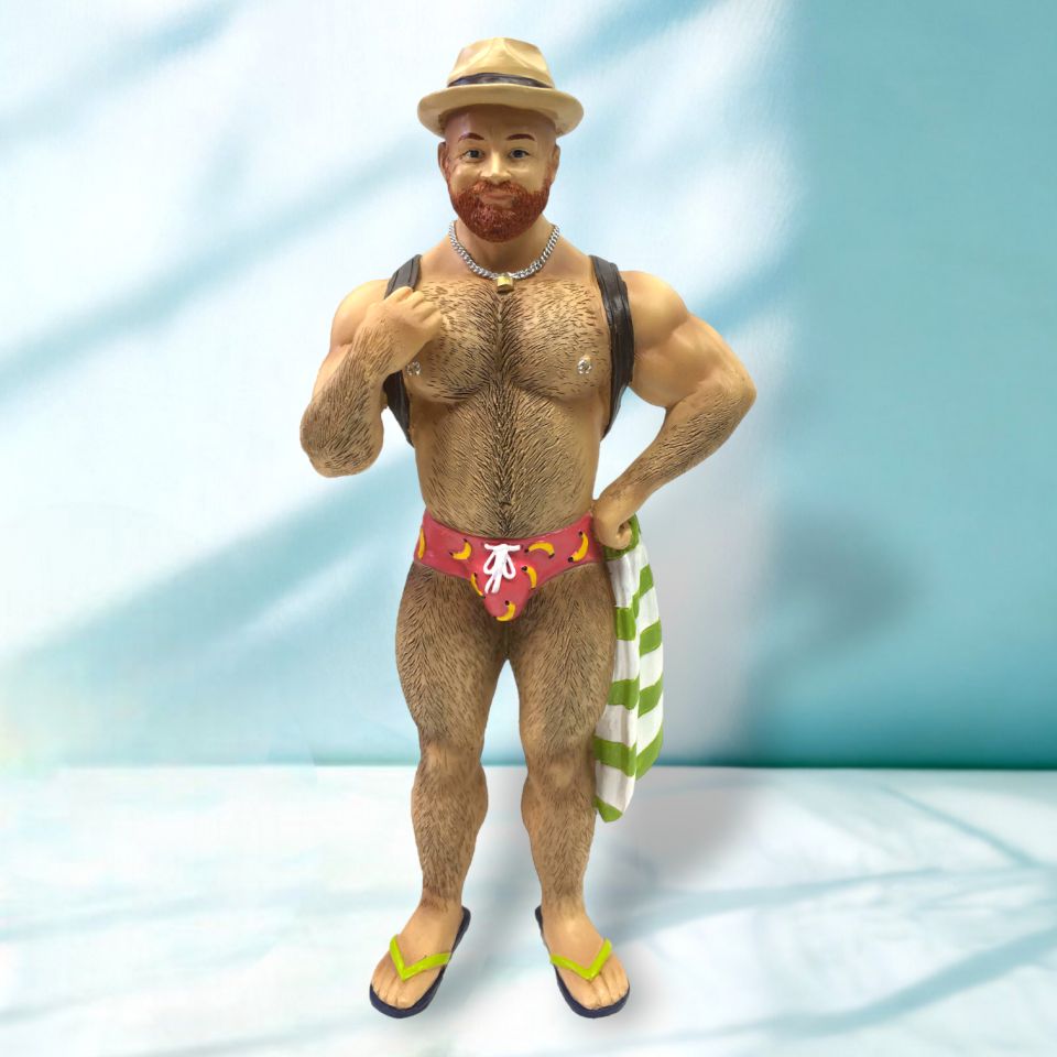Beach Bear Ornament