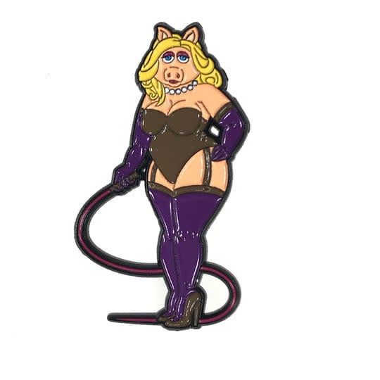 Mistress Pig Swine Enamel Pin