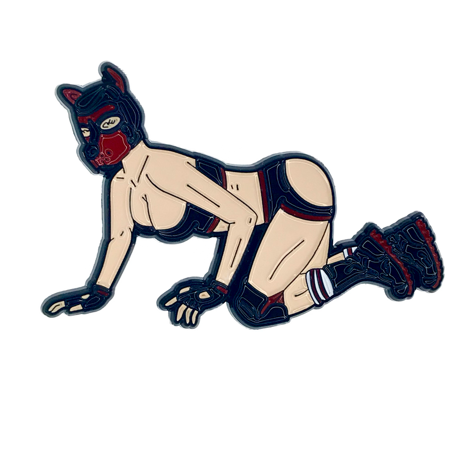 Pup Girl Enamel Pin