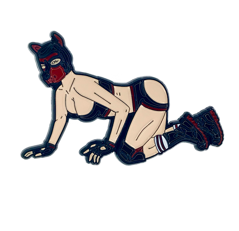 Pup Girl Enamel Pin