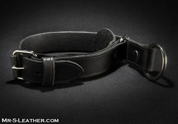 Mr. S Leather - Leather Quick-Pull Choke Collar - Black - One Size