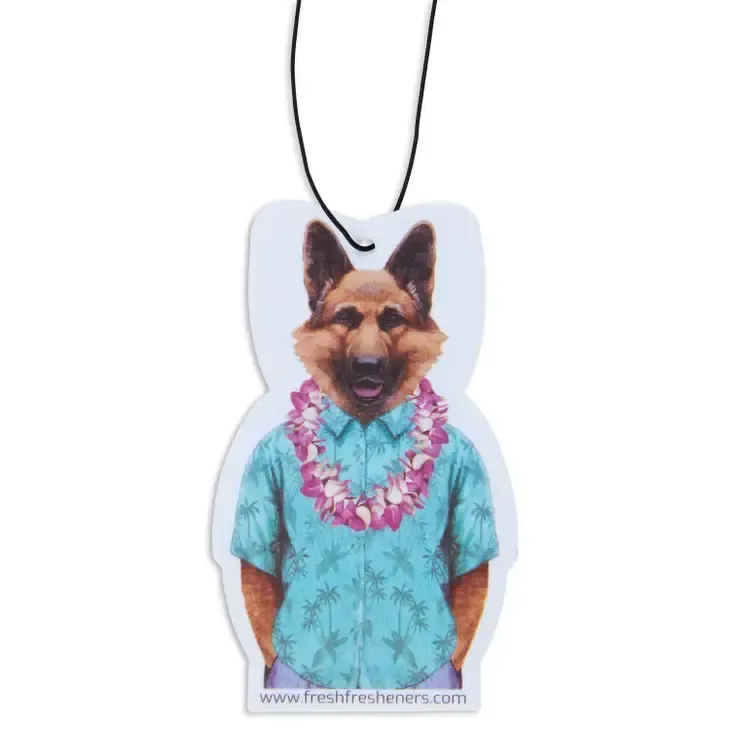 German Shepherd in Hawaii Air Freshener