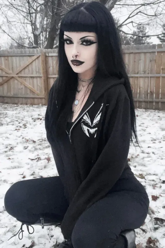 Dark Fairy - Zip Hoodie