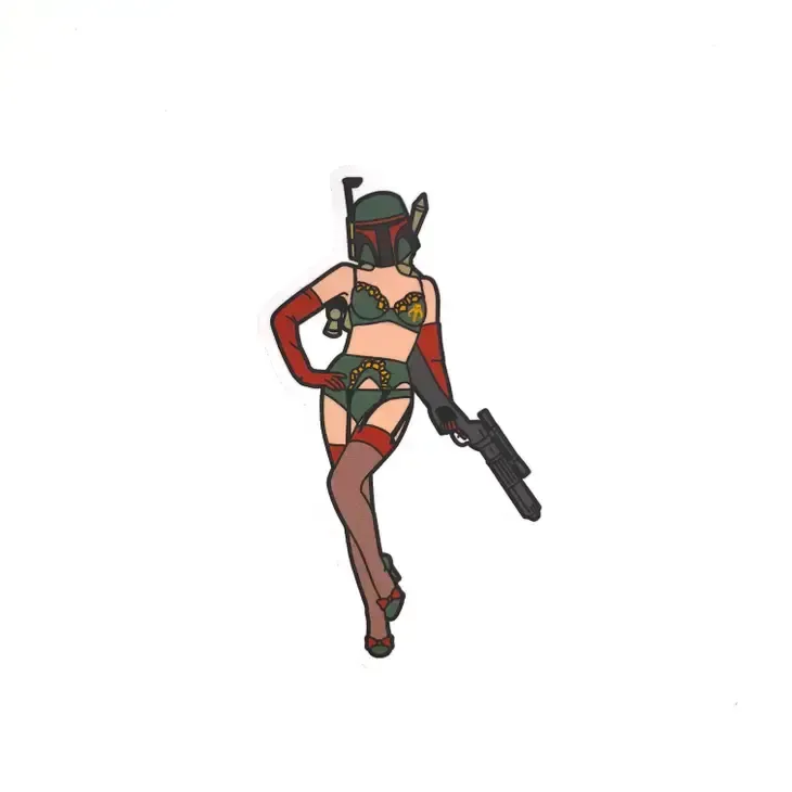 Miss Fett Hunter Sticker