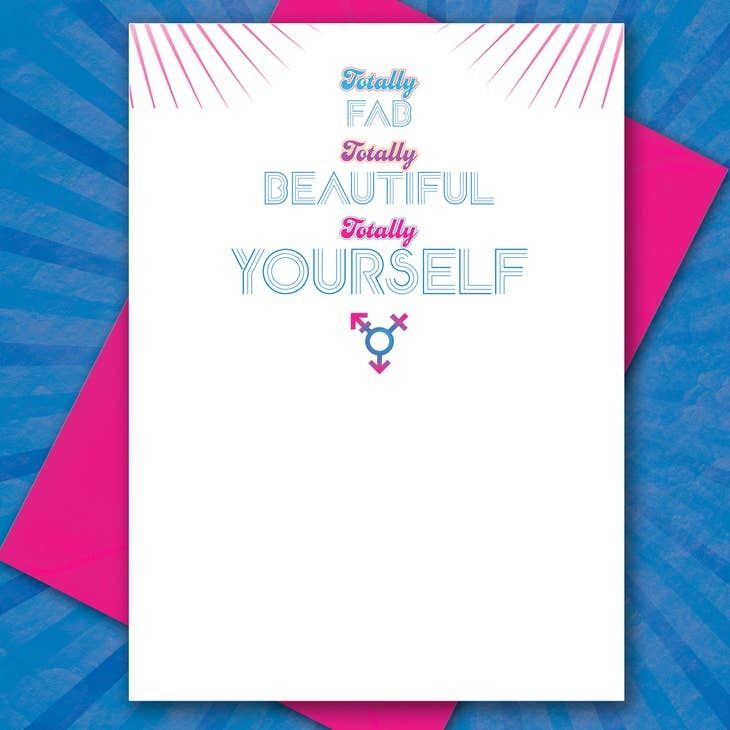 Trans-Tastic Transgender Greeting Card (Gay, Queer)