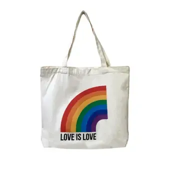 LOVE IS LOVE Rainbow Tote Bag