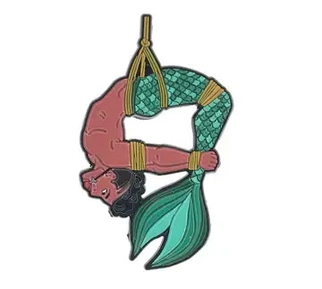 Merman - V2 (Green Tail) Enamel Pin