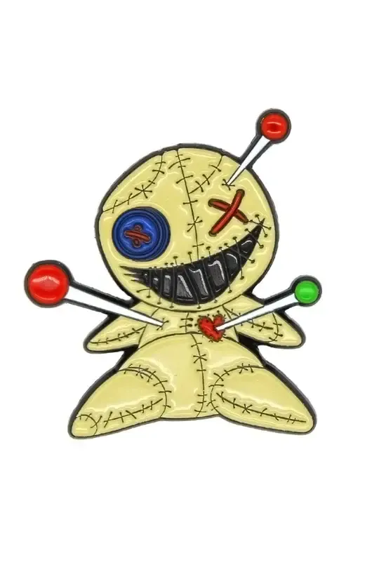 Ouchie Voodoo Enamel Pin