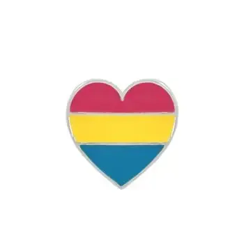 Love is Love Heart Enamel Pins