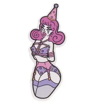 Rope Clown Enamel Pin