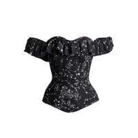 Cotton Astronomy Corset Top w/ Sleeve US16