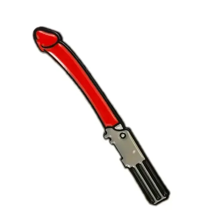 Dick Saber Enamel Pin