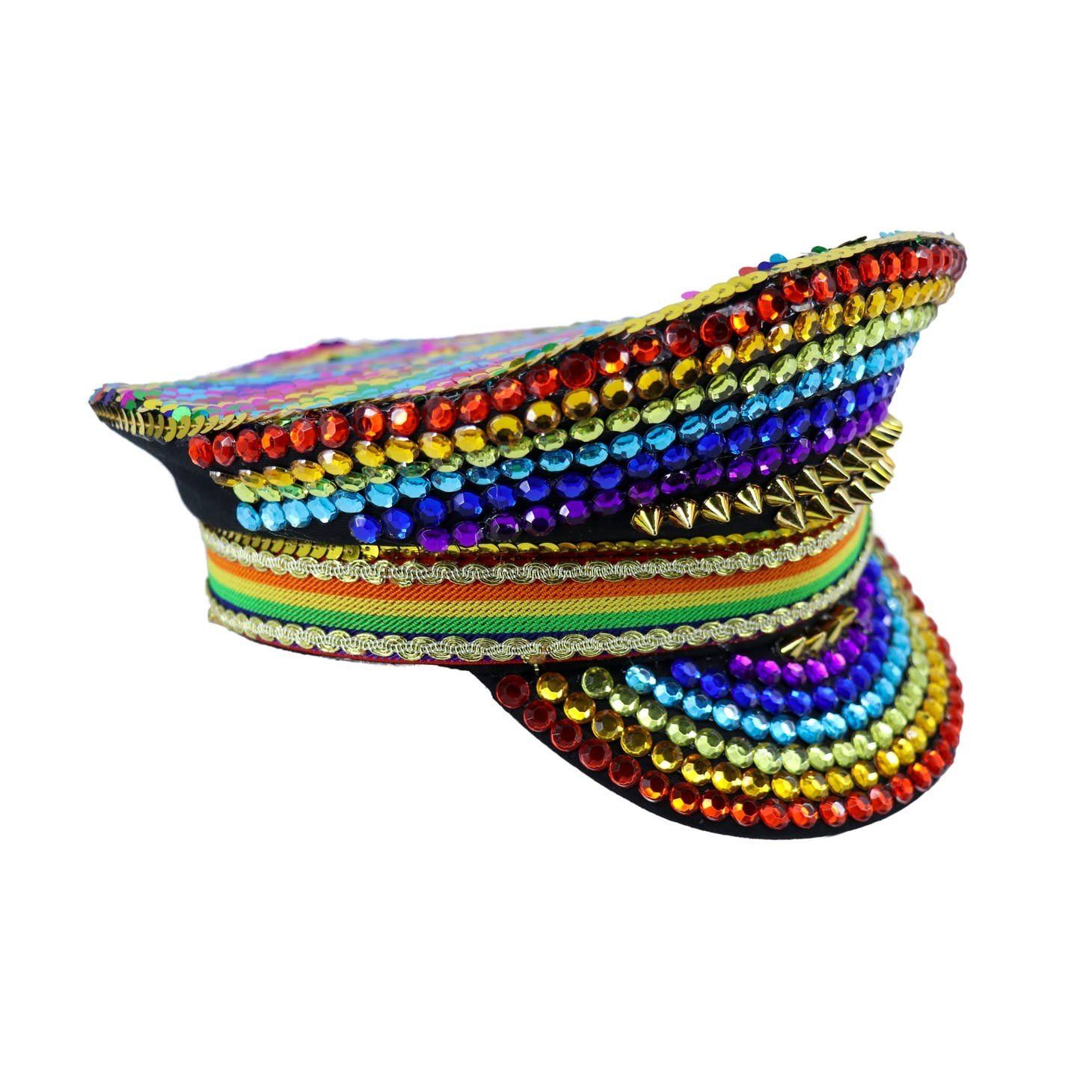 Gems Police Hat- Rainbow