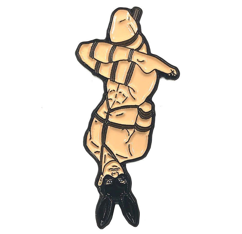 Rope Bunny Luke Enamel Pin