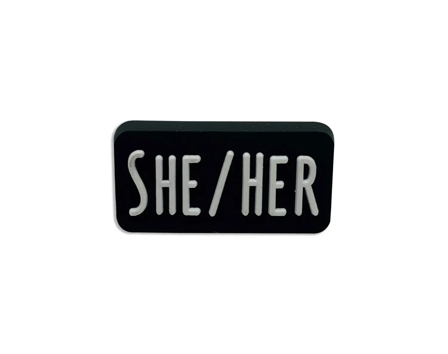 She/Her Pronoun Enamel Pin