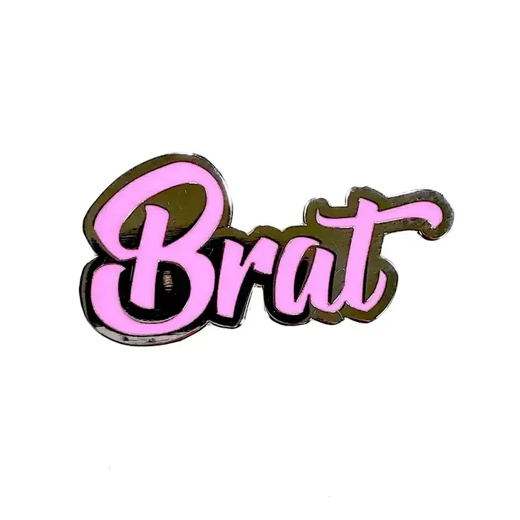 Brat Enamel Pin