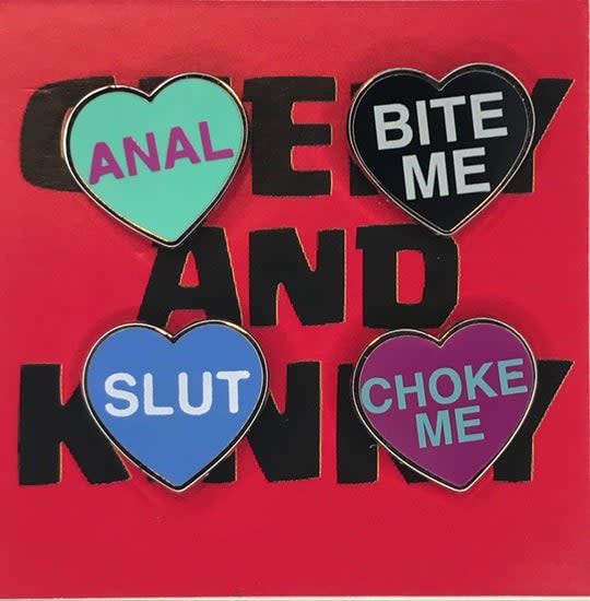 Kinky Hearts Series 1 Enamel Pins - 4