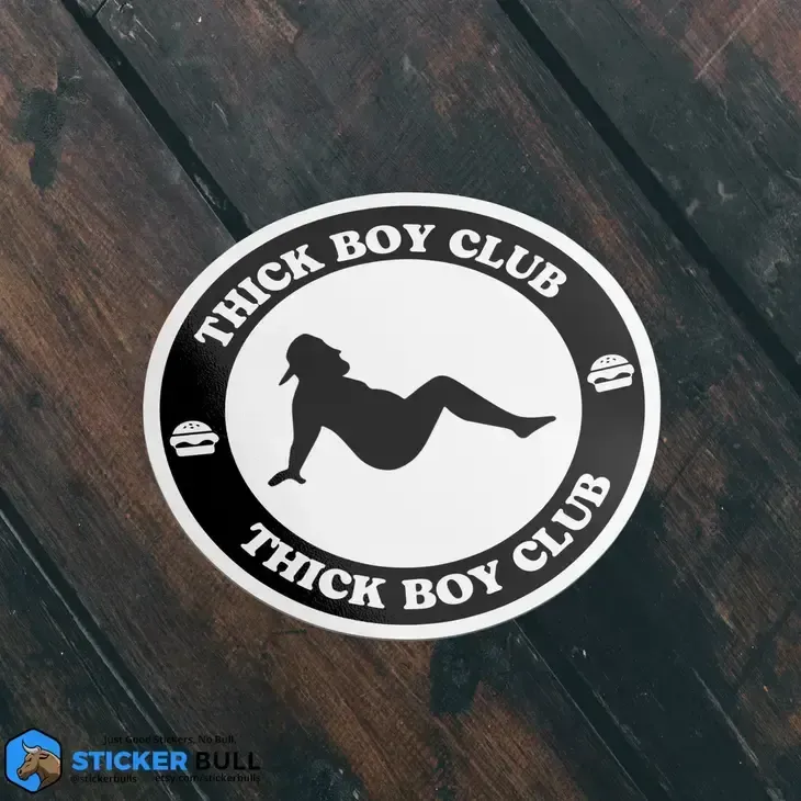 Thick Boy Club Sticker