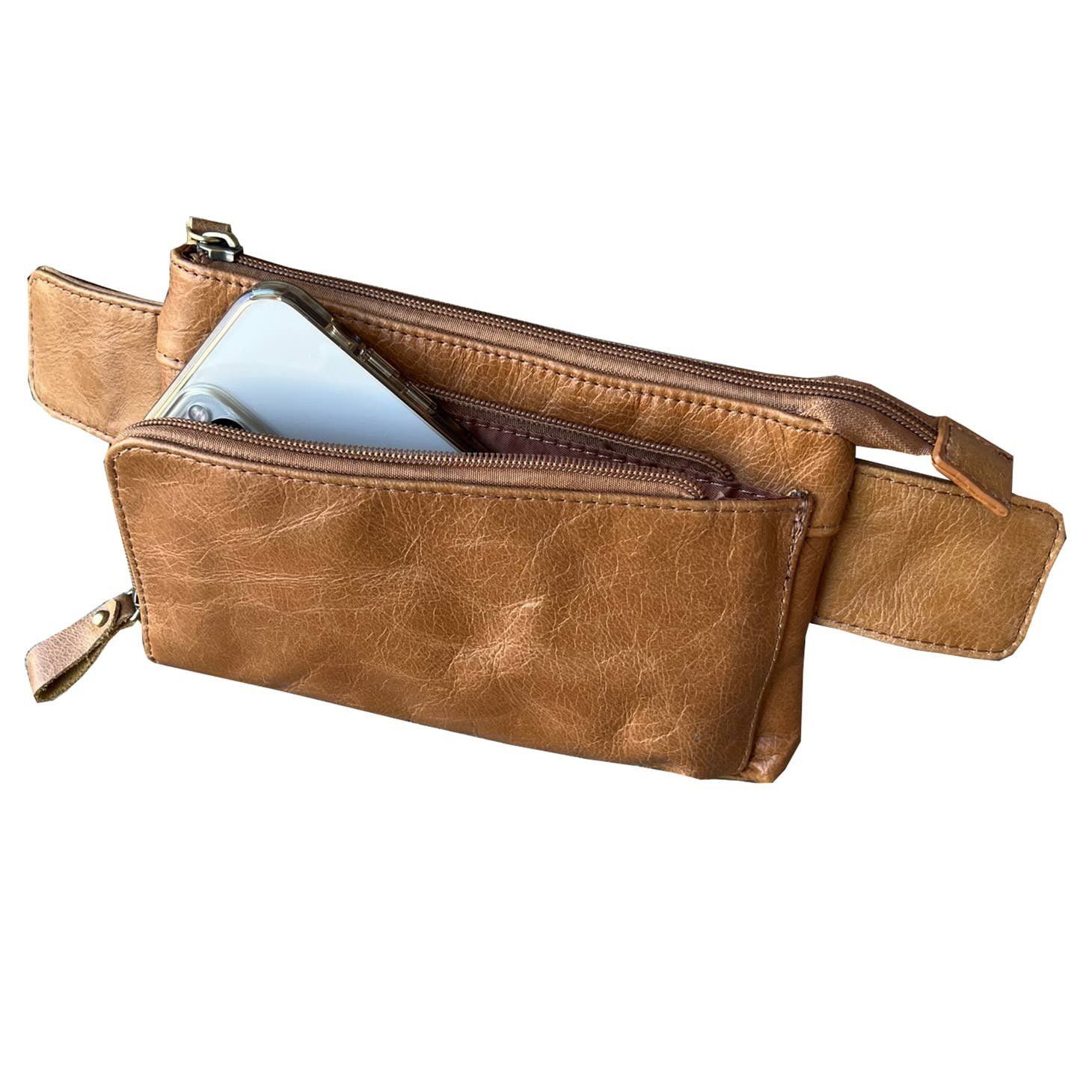Sling Pack Fanny Waist Pack - Lt Brown