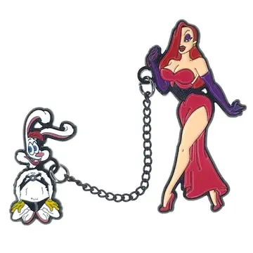 Roger and Me Funny Love Enamel Pin