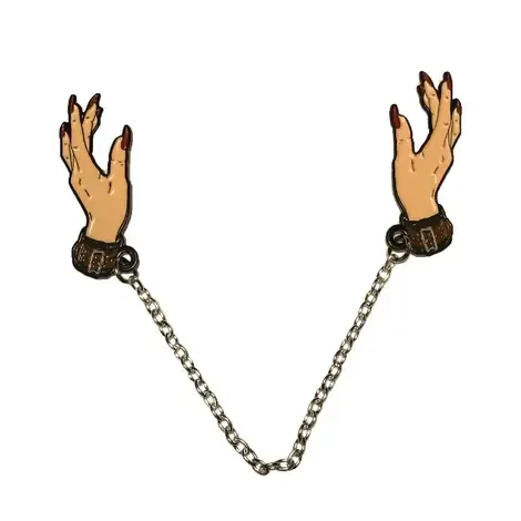 Chains of Love Enamel Pin