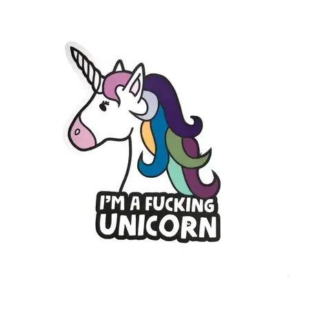 I&#39;m A Fucking Unicorn Sticker