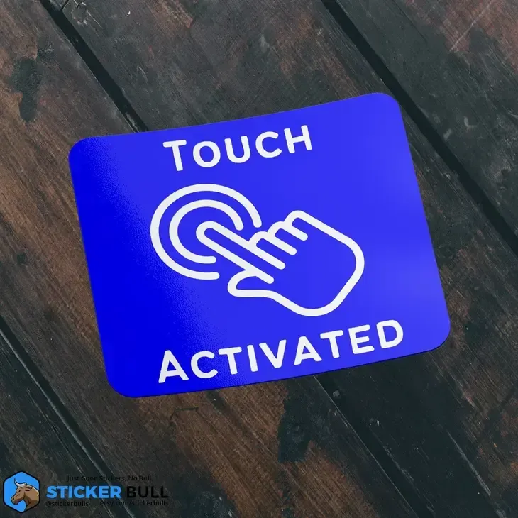 Touch Activated Funny Prank Sticker