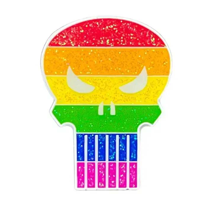 The Guy Who Punishes Logo Enamel Pin