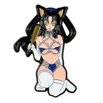 Bad Cat Enamel Pin
