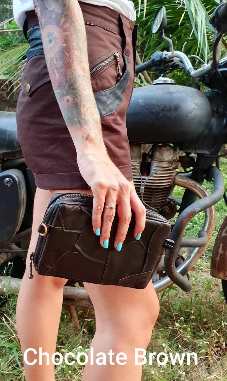 Butcher Apparel Cuber Purse, Color: Choc Brown