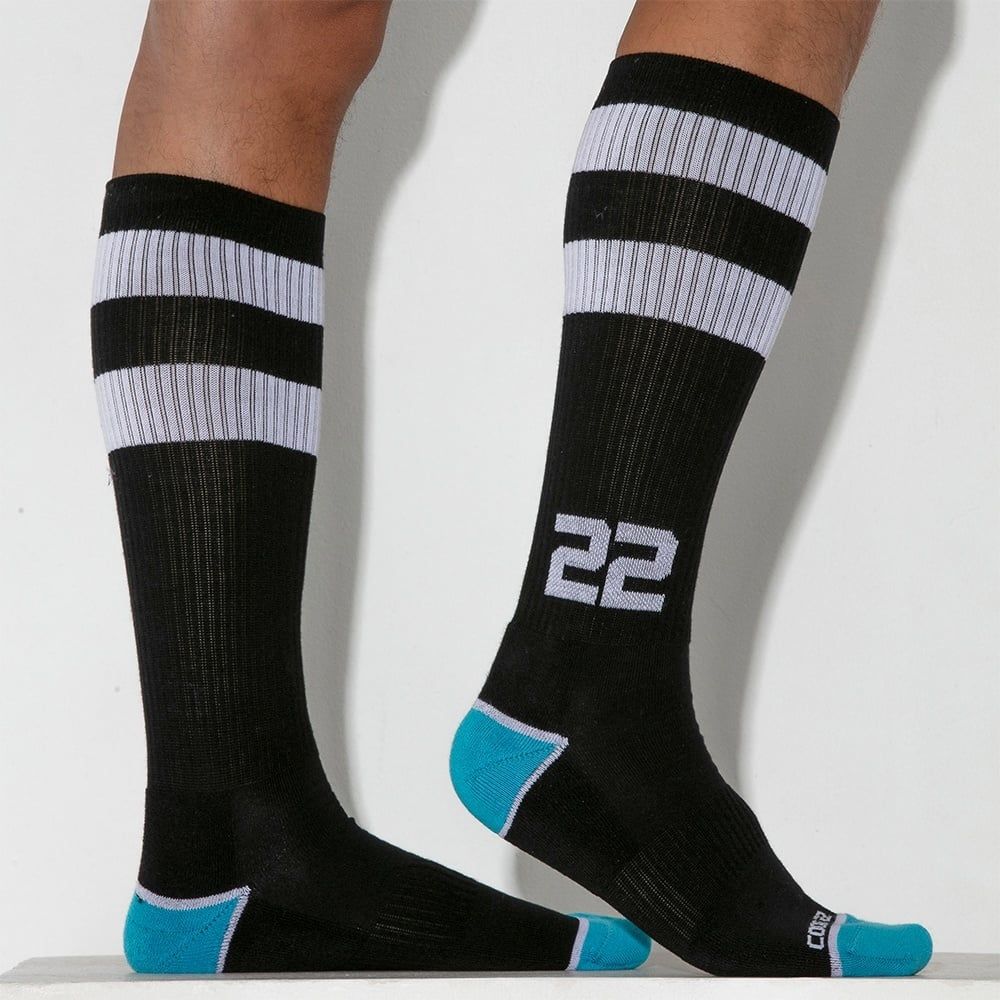 Retro Socks, Color: Black
