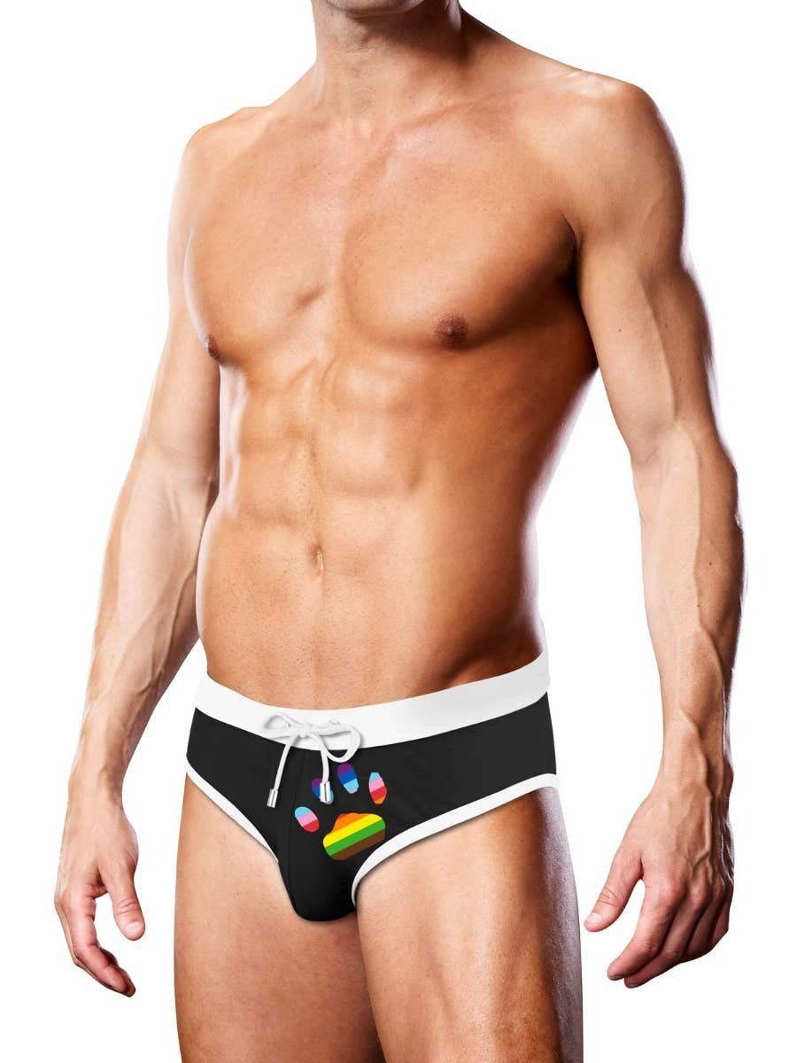 Prowler Paw Swim, Color: Black, Size: XS, Style: Briefs