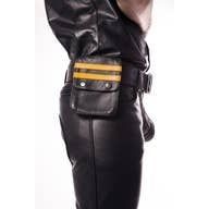Prowler RED Pouch Wallet, Color: BLK/YELL, Size: ONESIZE, Style: Leather