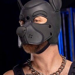 Neoprene Frisky Pup Hood, Color: Black, Size: M