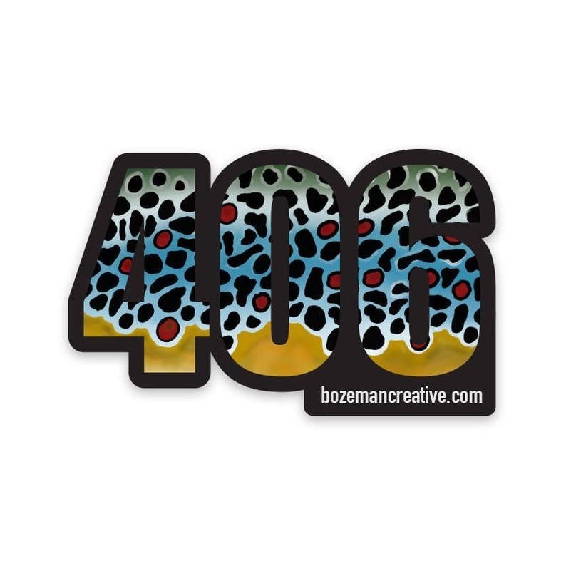 Bozeman Creative Sticker, Color: 406 Brown