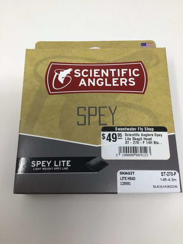 Scientific Anglers Spey Lite Skagit Head 15.5ft Black/Horizon
