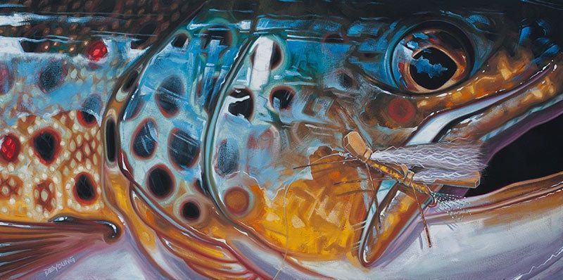 Derek DeYoung Brown Chubby Chernobyl Print on Metal