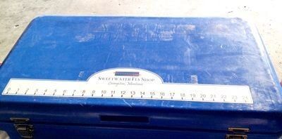 Sweetwater Fly Shop Boat Ruler Decal