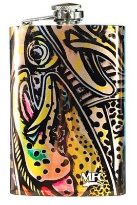 Montana Fly Company Stainless Steel 8oz Hip Flask