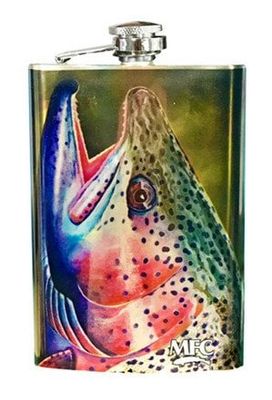 Montana Fly Company Stainless Steel 8oz Hip Flask