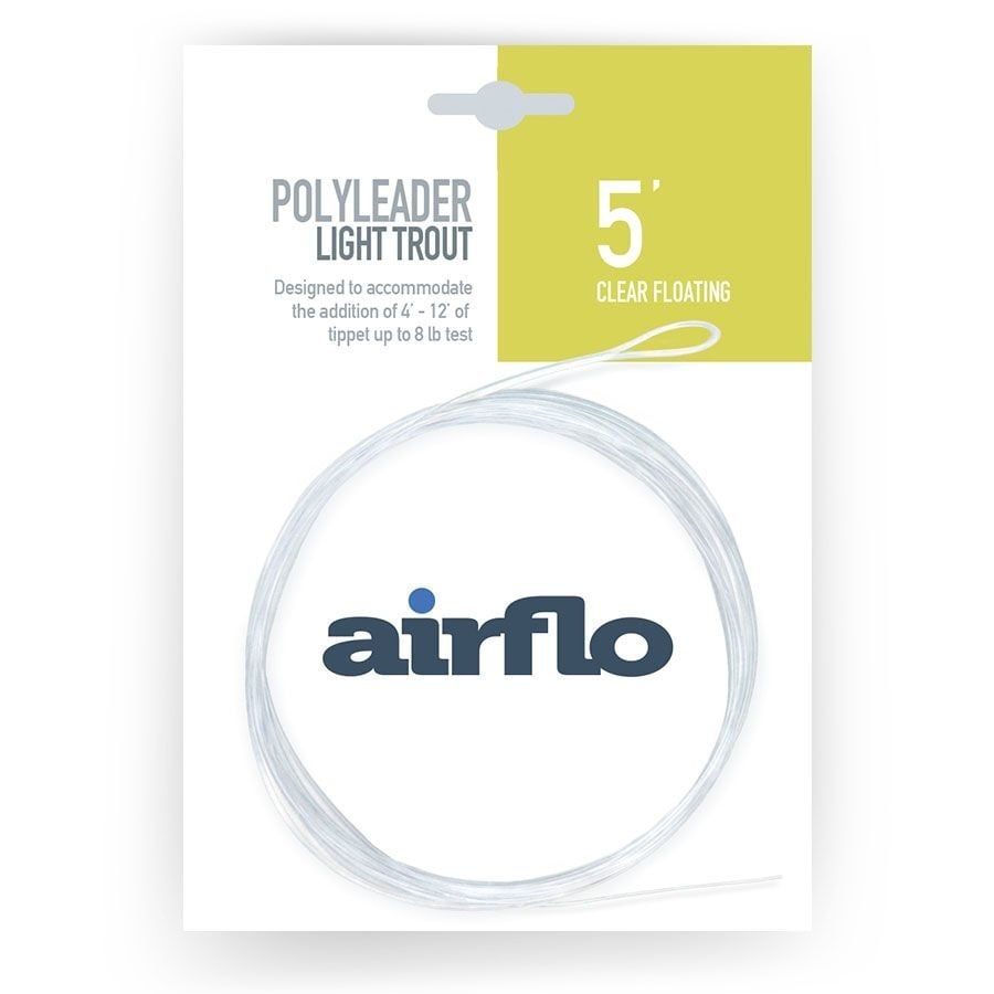 Airflo PolyLeader Light Trout, Color: Clear Floating, Size: 5&#39;