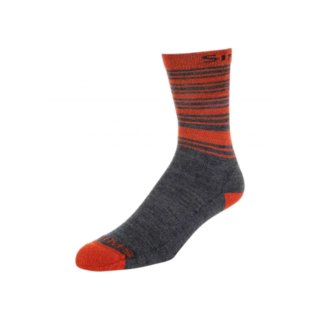 Simms Mens Merino Lightweight Hiker Sock Carbon