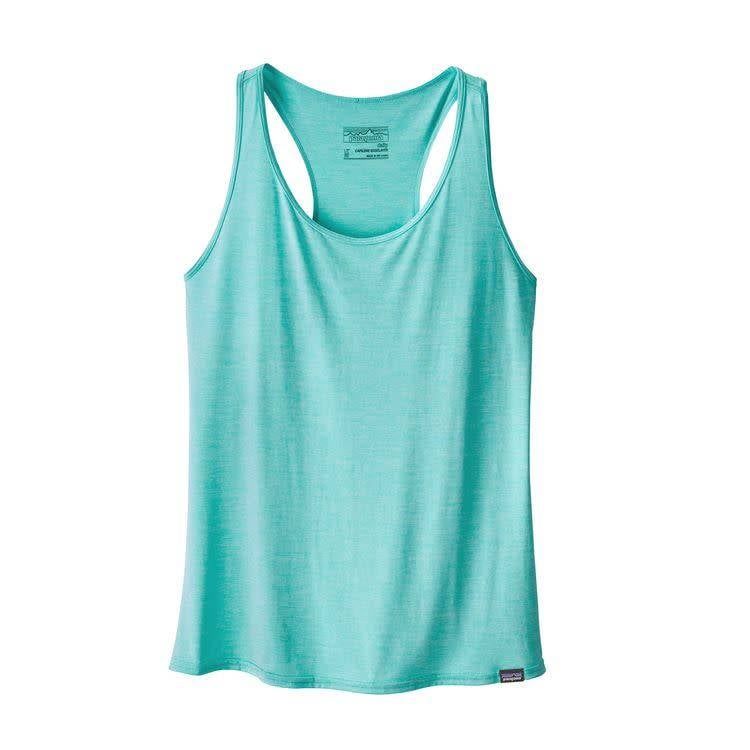 Patagonia Women&#39;s Capilene® Daily Tank Top, Color: Strait Blue - Bend Blue X-Dye, Size: S
